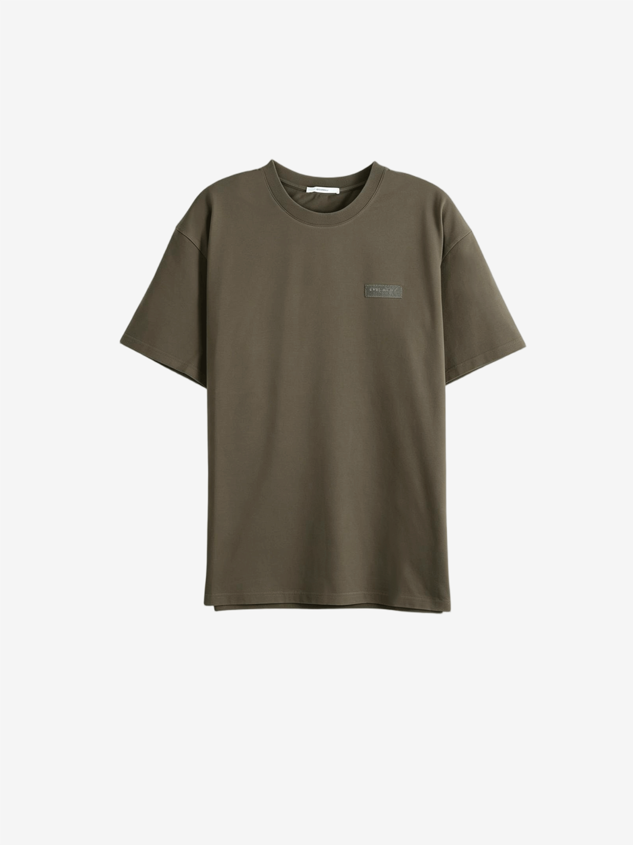 Brown t-shirt, front view