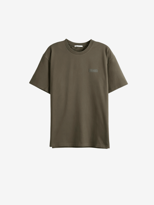 Brown t-shirt, front view