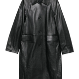 Black coat,front view