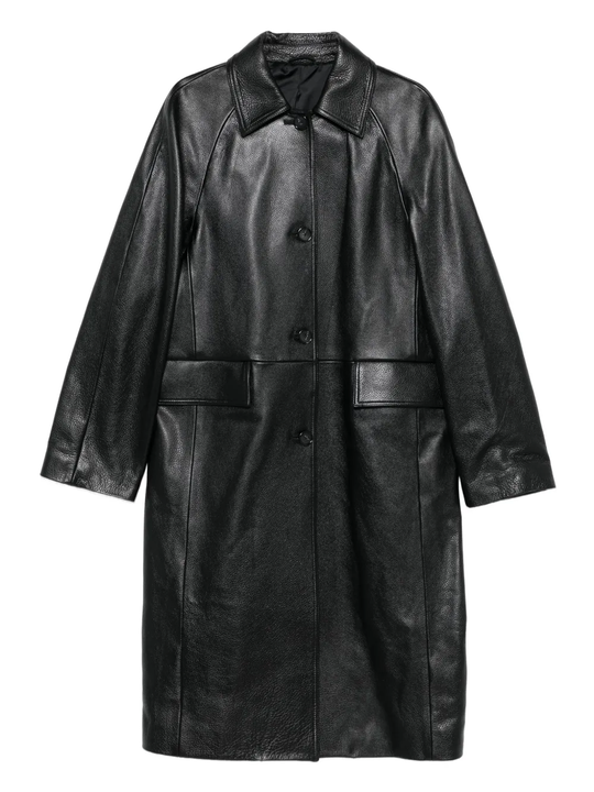 Black coat,front view