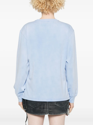 T BY ALEXANDER WANG - Women Essential Puff Logo Jersey Long Sleeve Tee