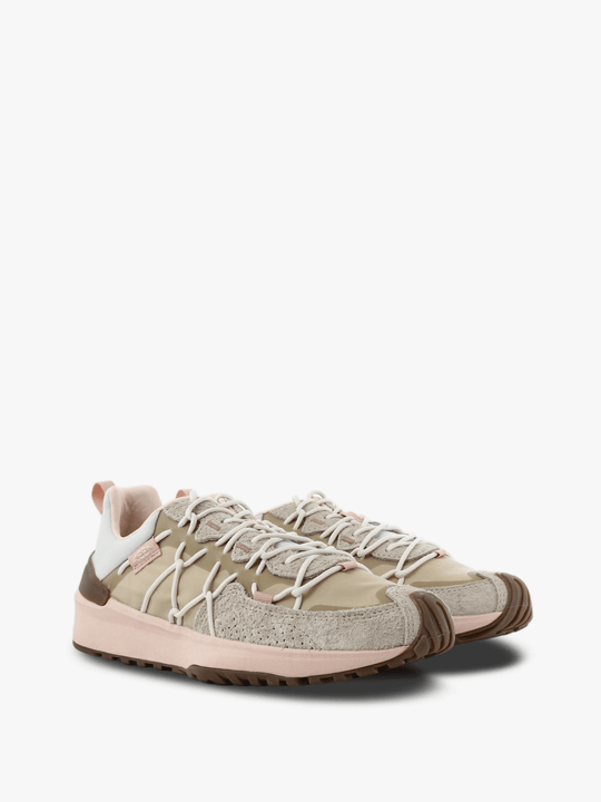 Tan shoes, front view