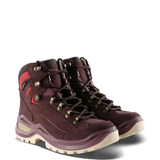 Brown boots, side view