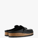 Black sandals, side view