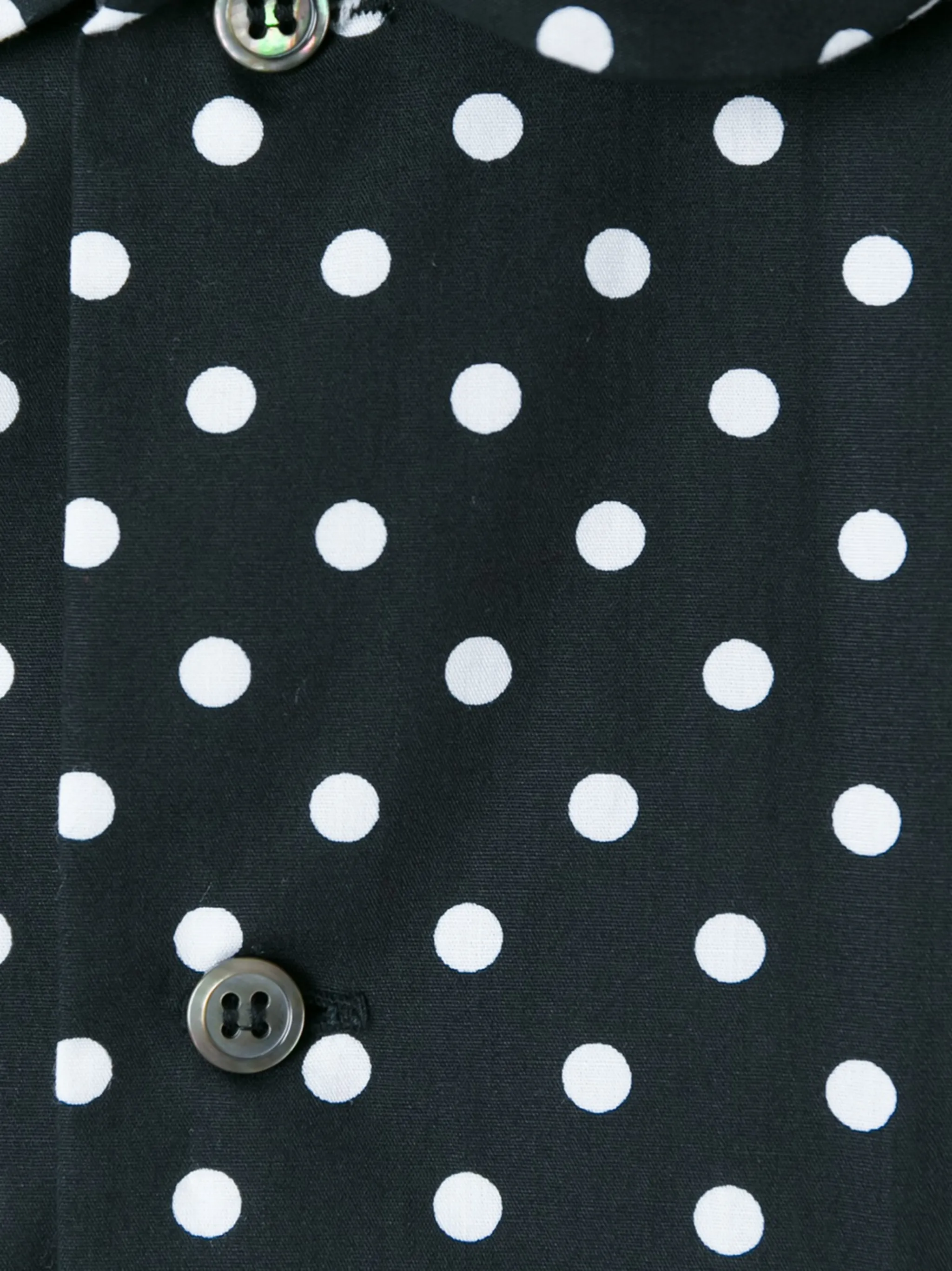 Black shirt ,showing texture of the fabric
