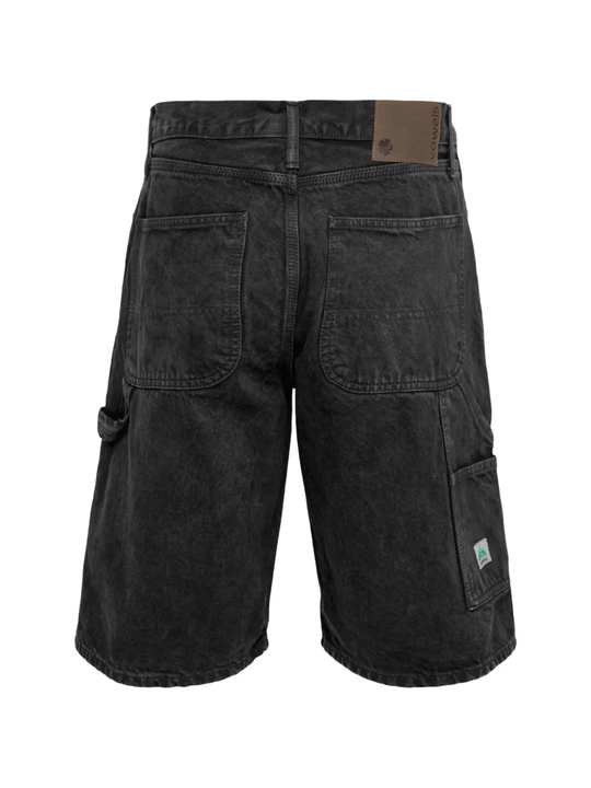 Black short, back view