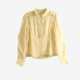 Tan shirt, front view