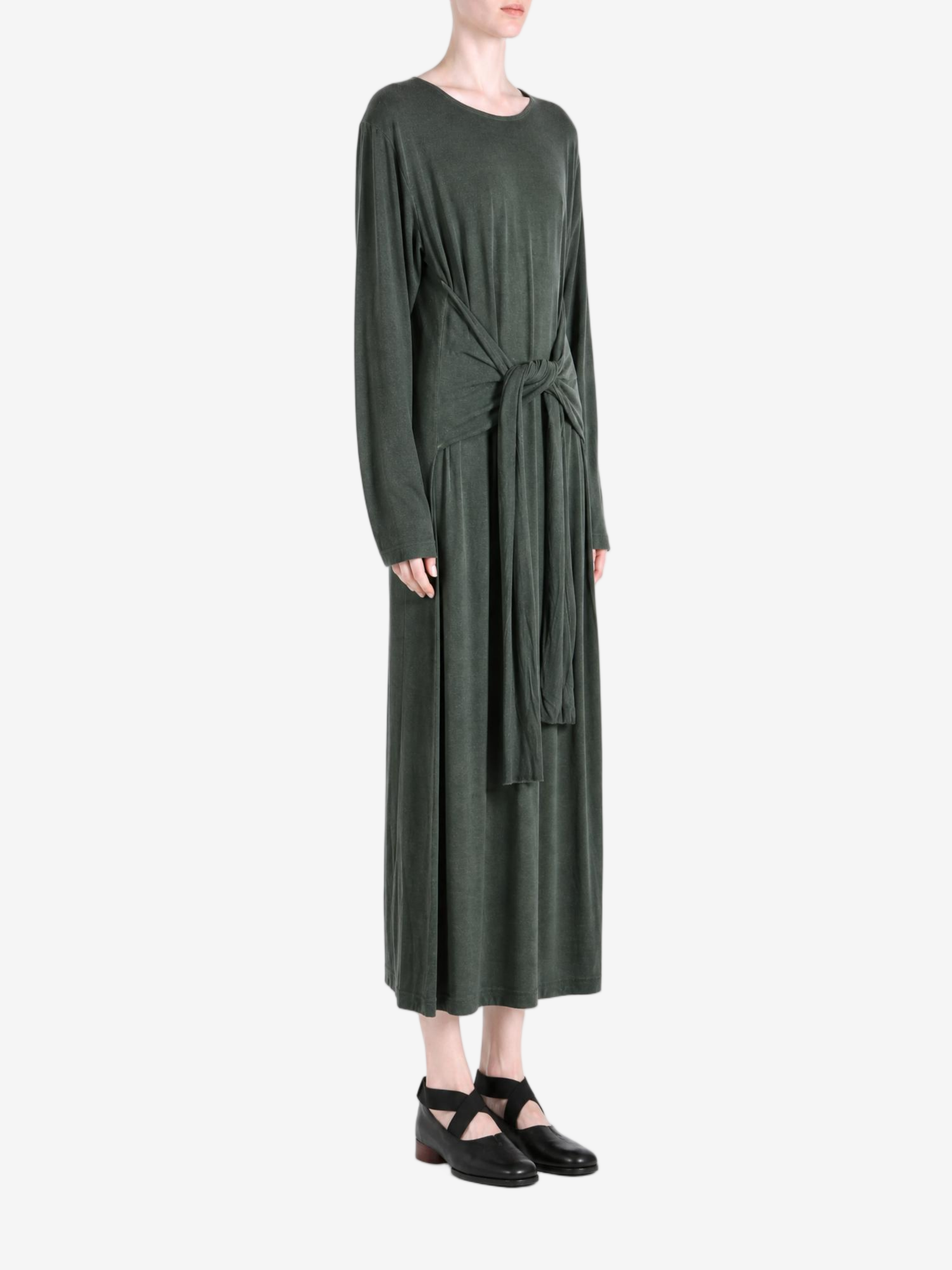 Green dress, front view