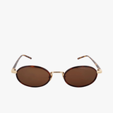Brown eyewear, front view