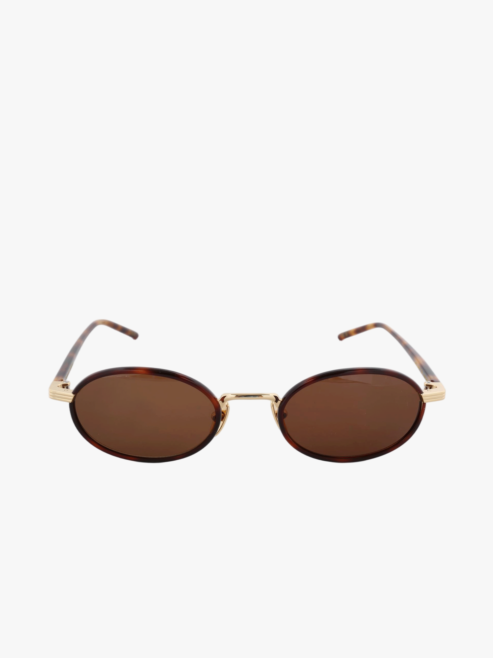 Brown eyewear, front view
