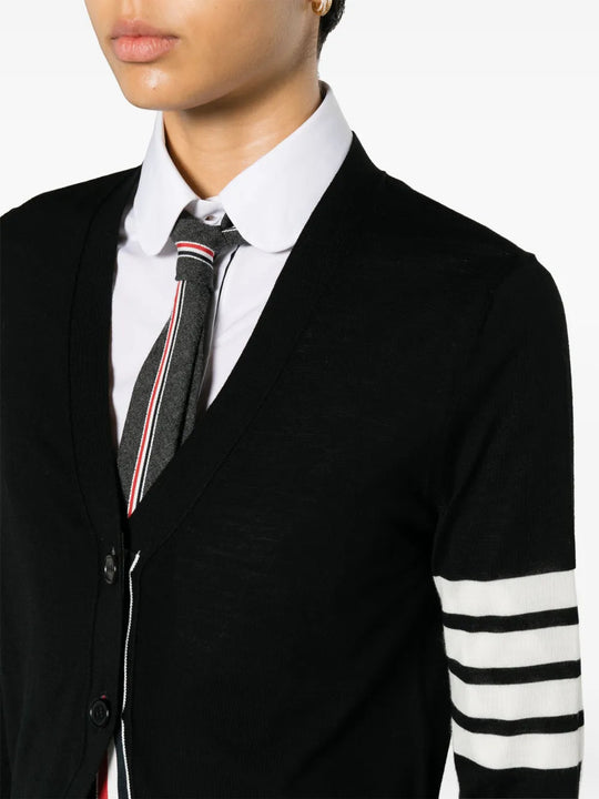 Black knitwear, front view