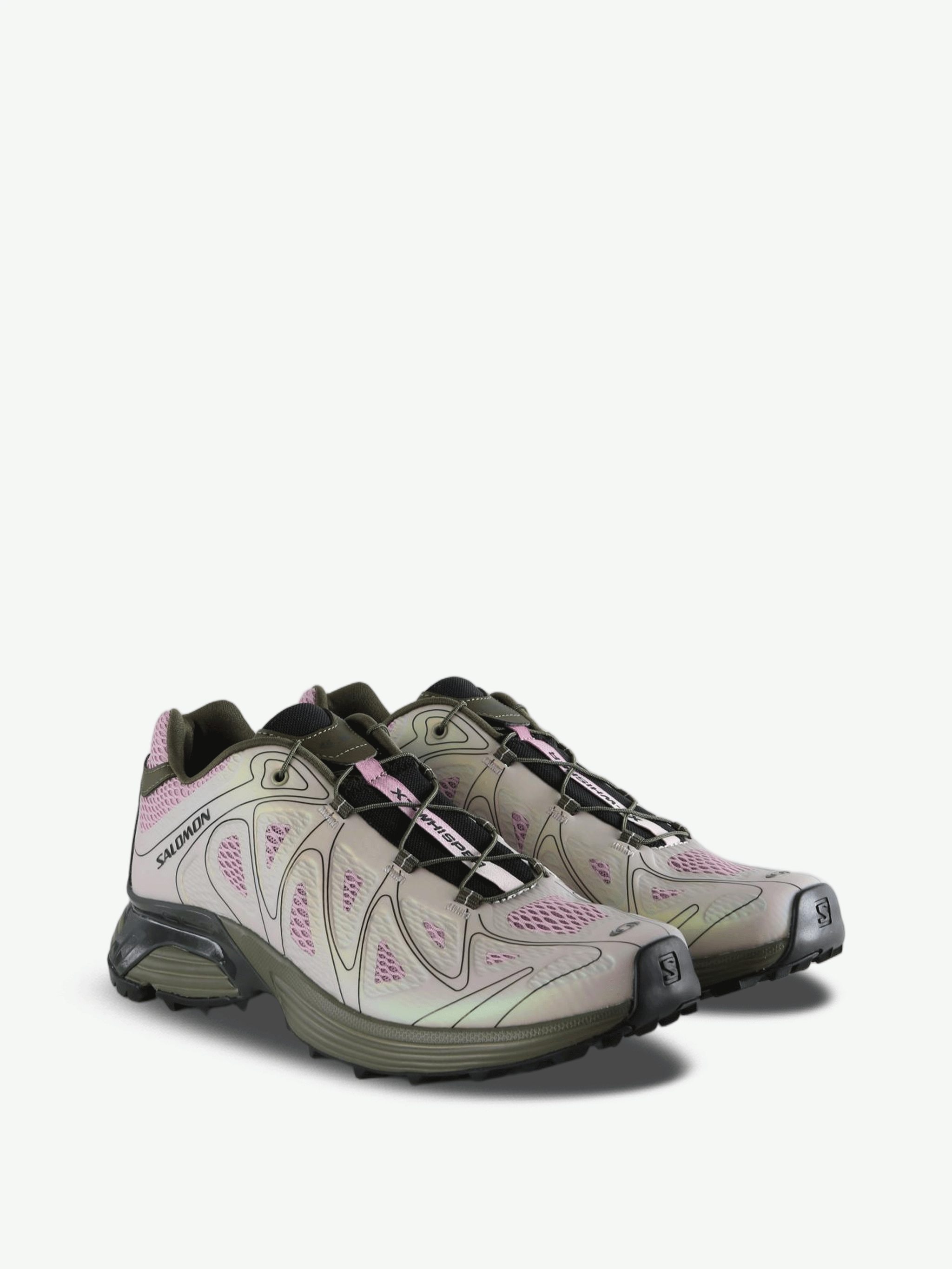 Green shoes, front view