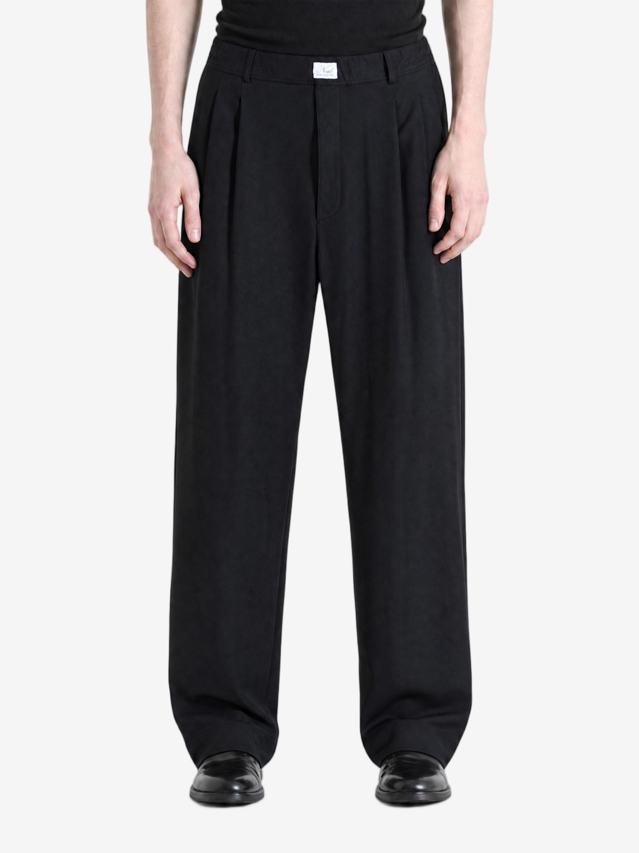 Black pants, full body view