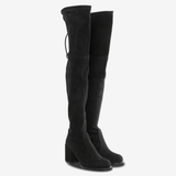 black boots,side view