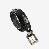 Black belt, front view