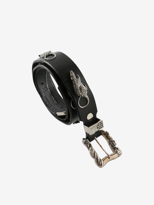 Black belt, front view