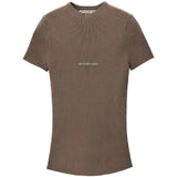 Brown t-shirt, front view