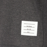  Close up of grey tops,showing texture of the cotton fabric.