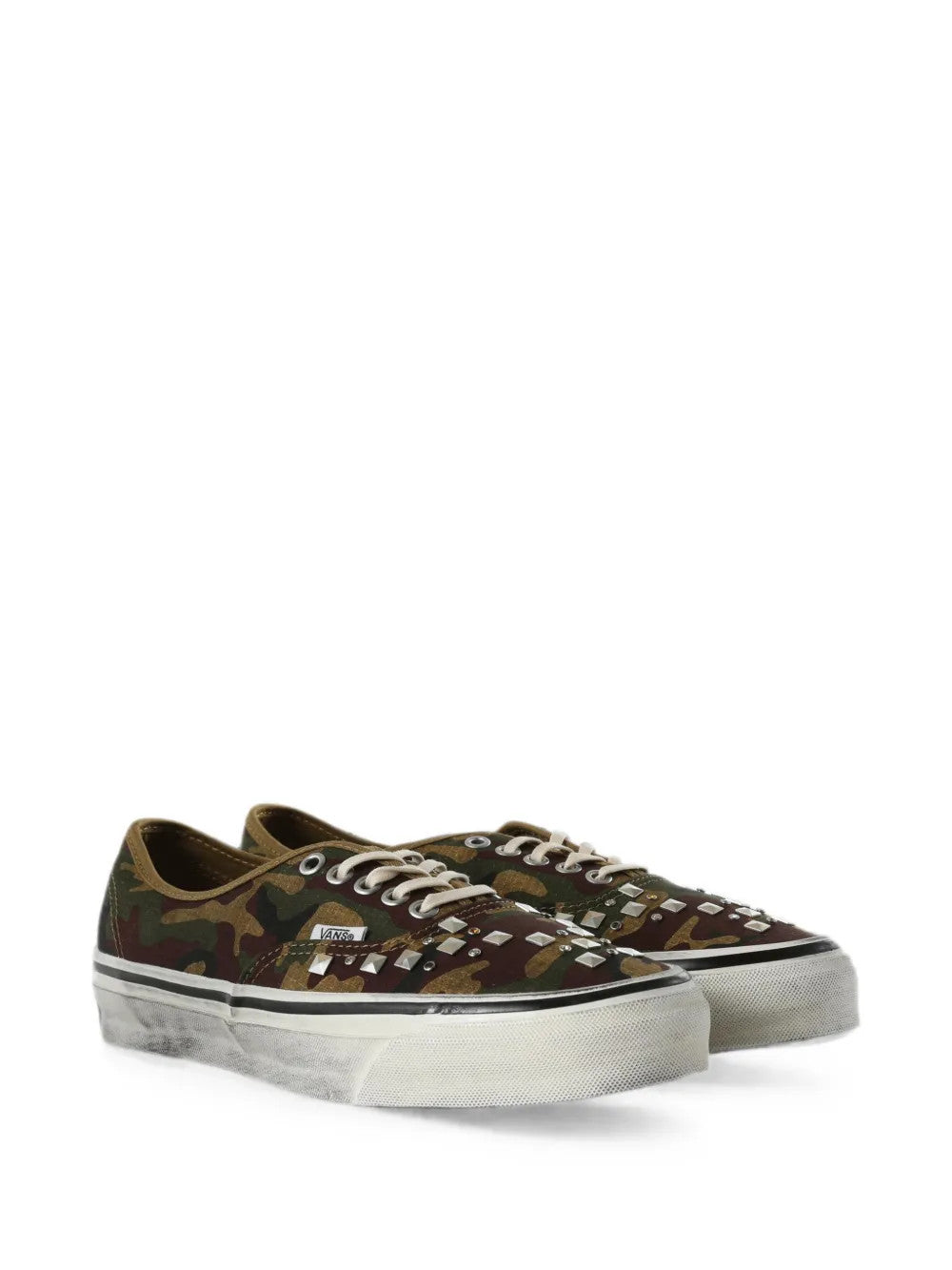 Green shoes, front view