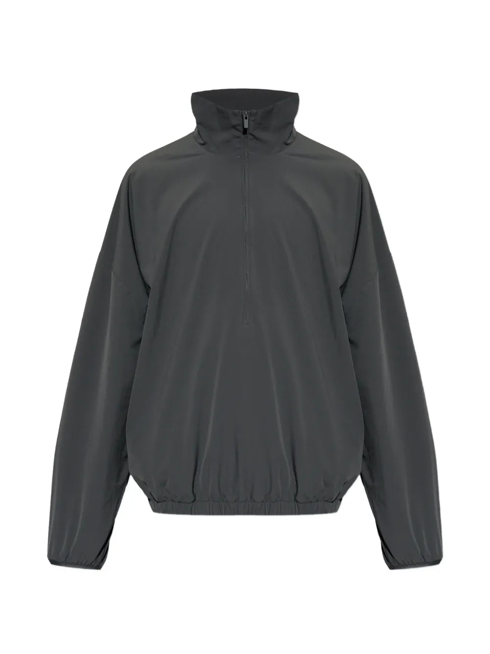 grey jacket, front view