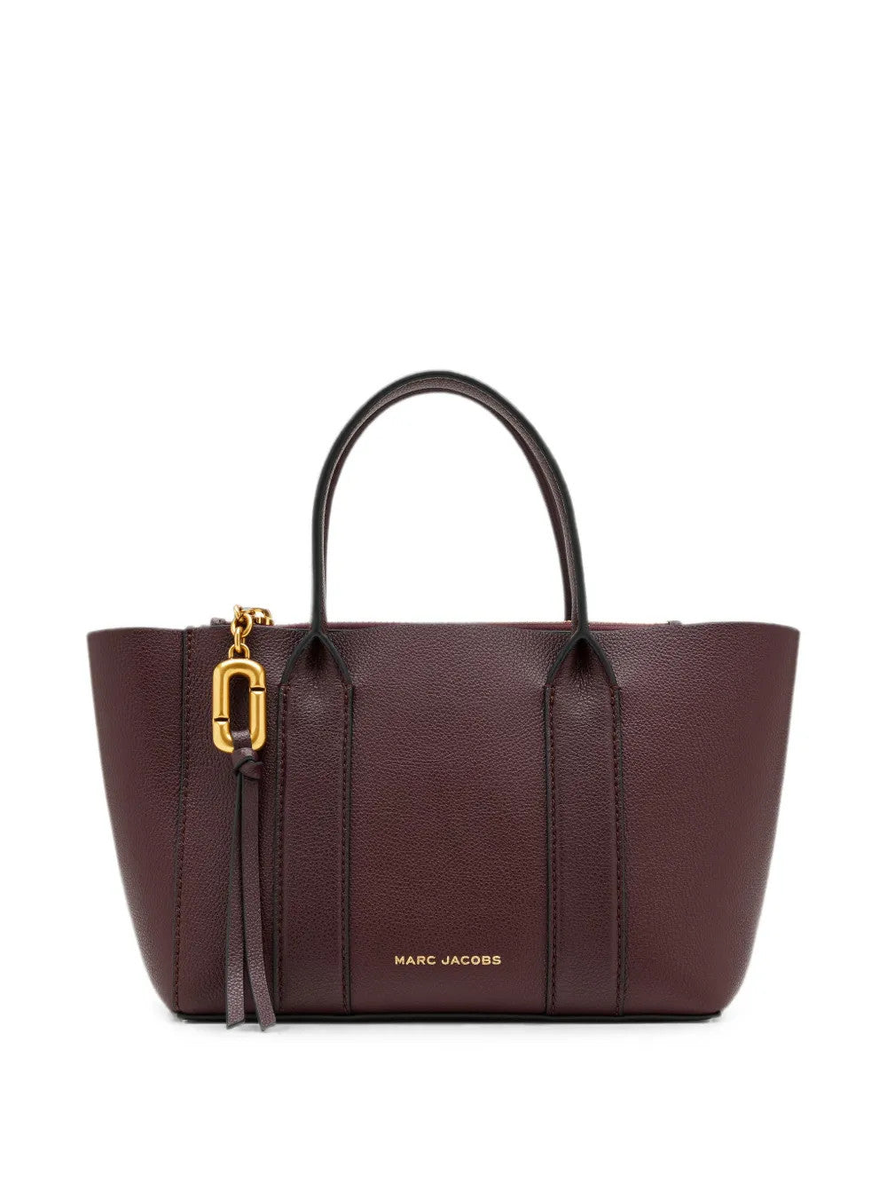 Burgundy bag, front view