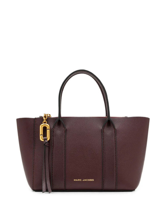 Burgundy bag, front view