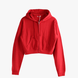 Red hoodie, front view