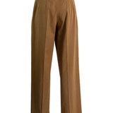 Brown pants , back view