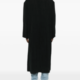 Black coat,full body view