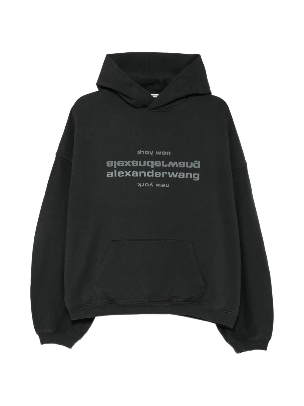 Black hoodie, front view