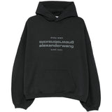 Black hoodie, front view