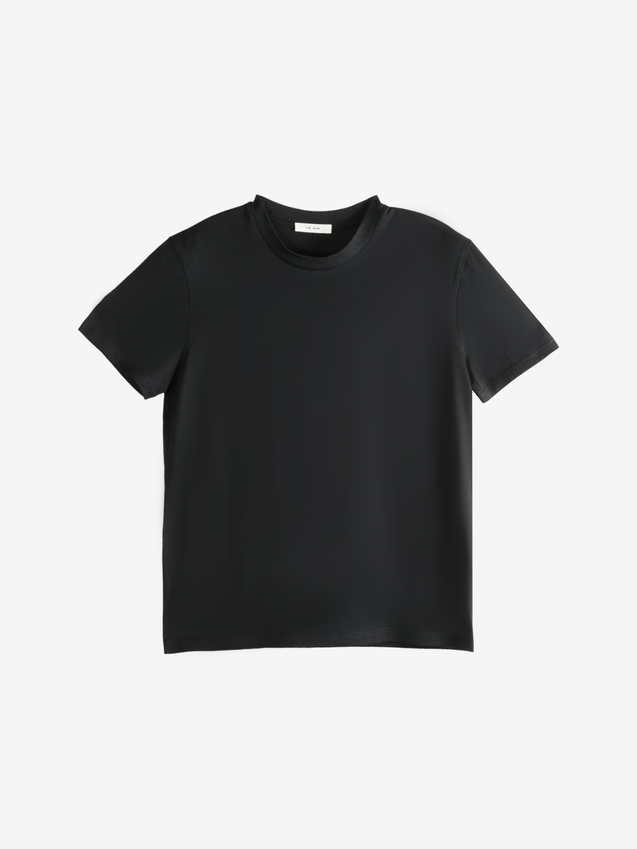 Black t-shirt, front view