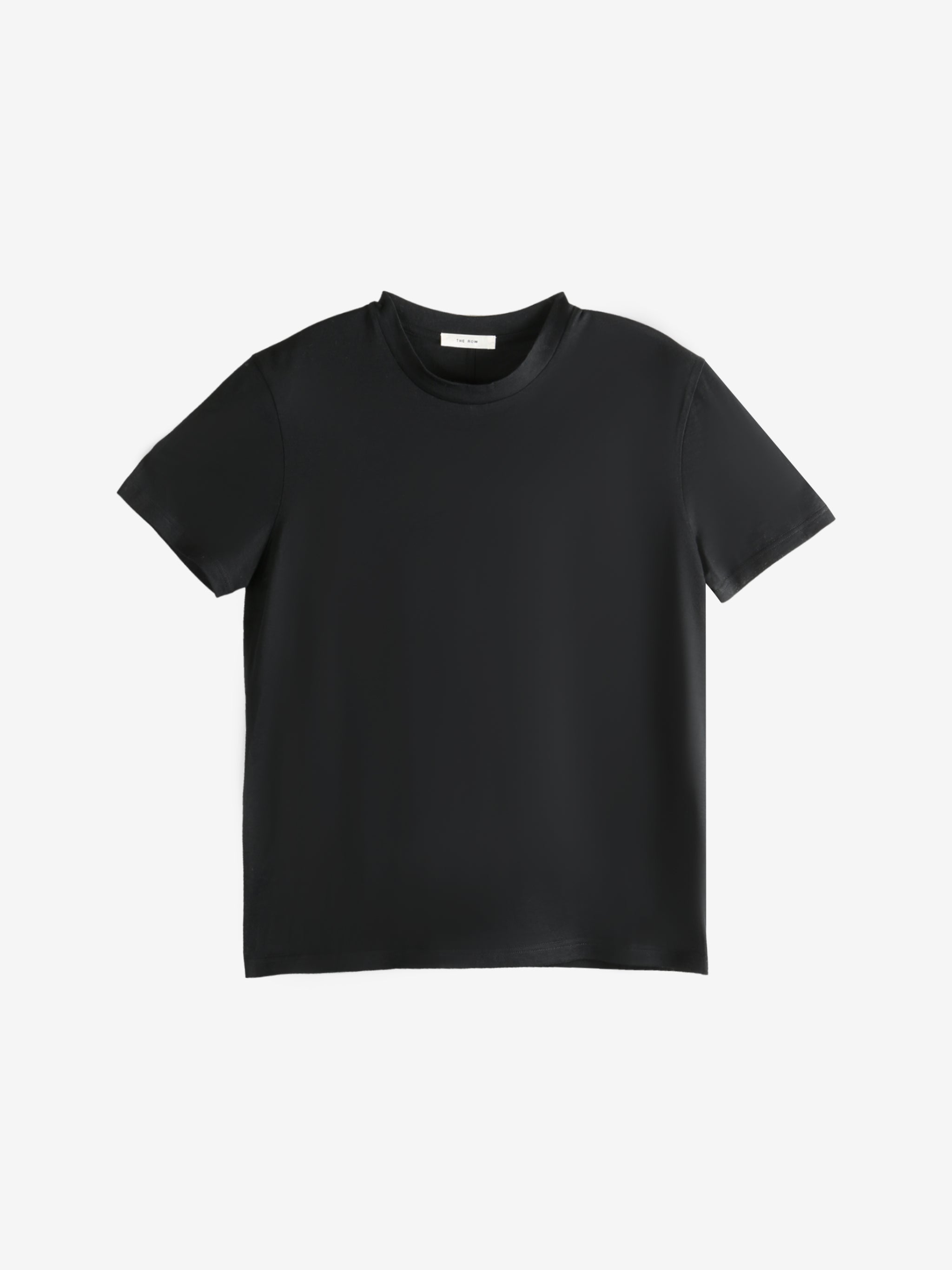 Black t-shirt, front view