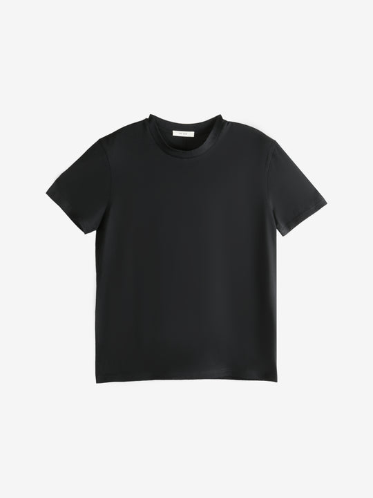 Black t-shirt, front view