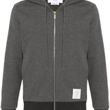 Grey hoodie, front view