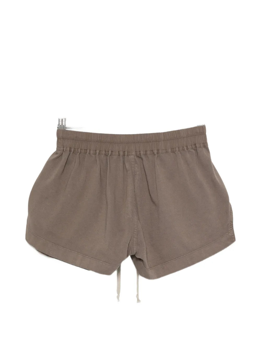 Tan shorts, front view