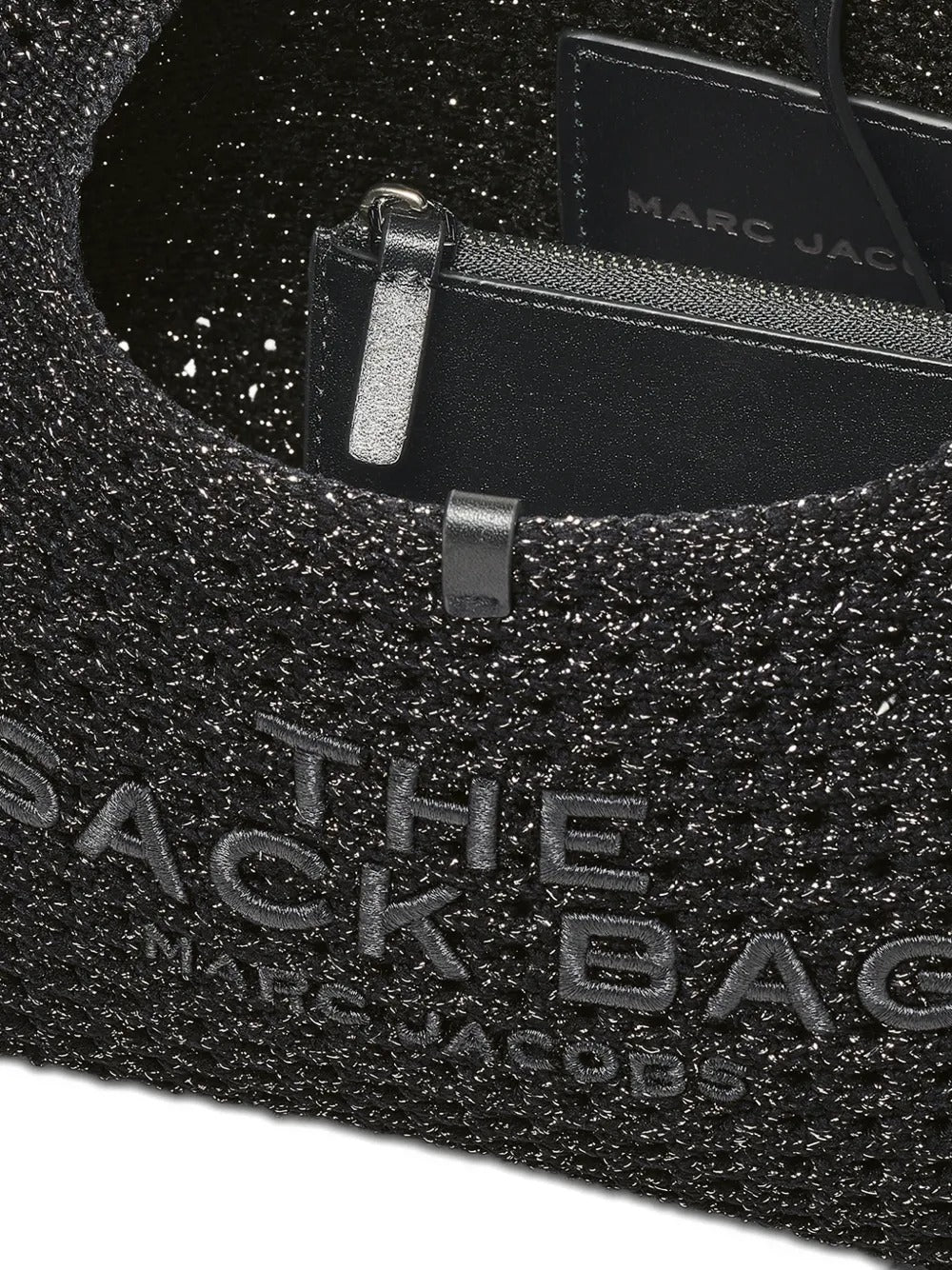 Close up of Black bag, showing detail