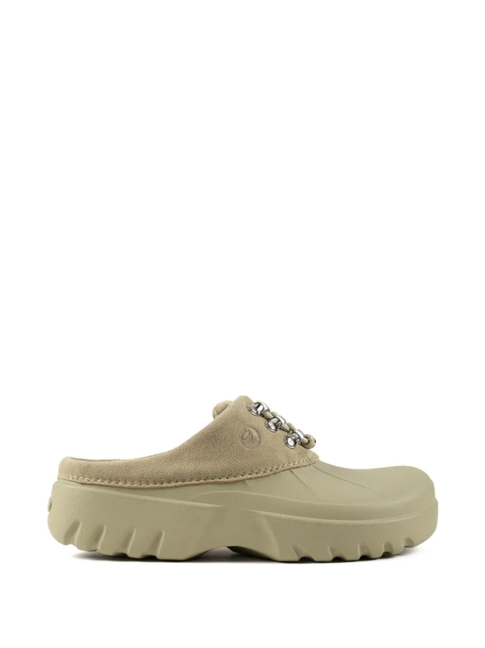 Green shoes, side view