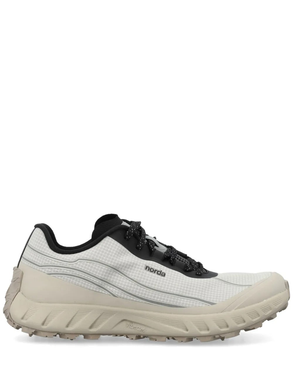 Grey shoes, side view