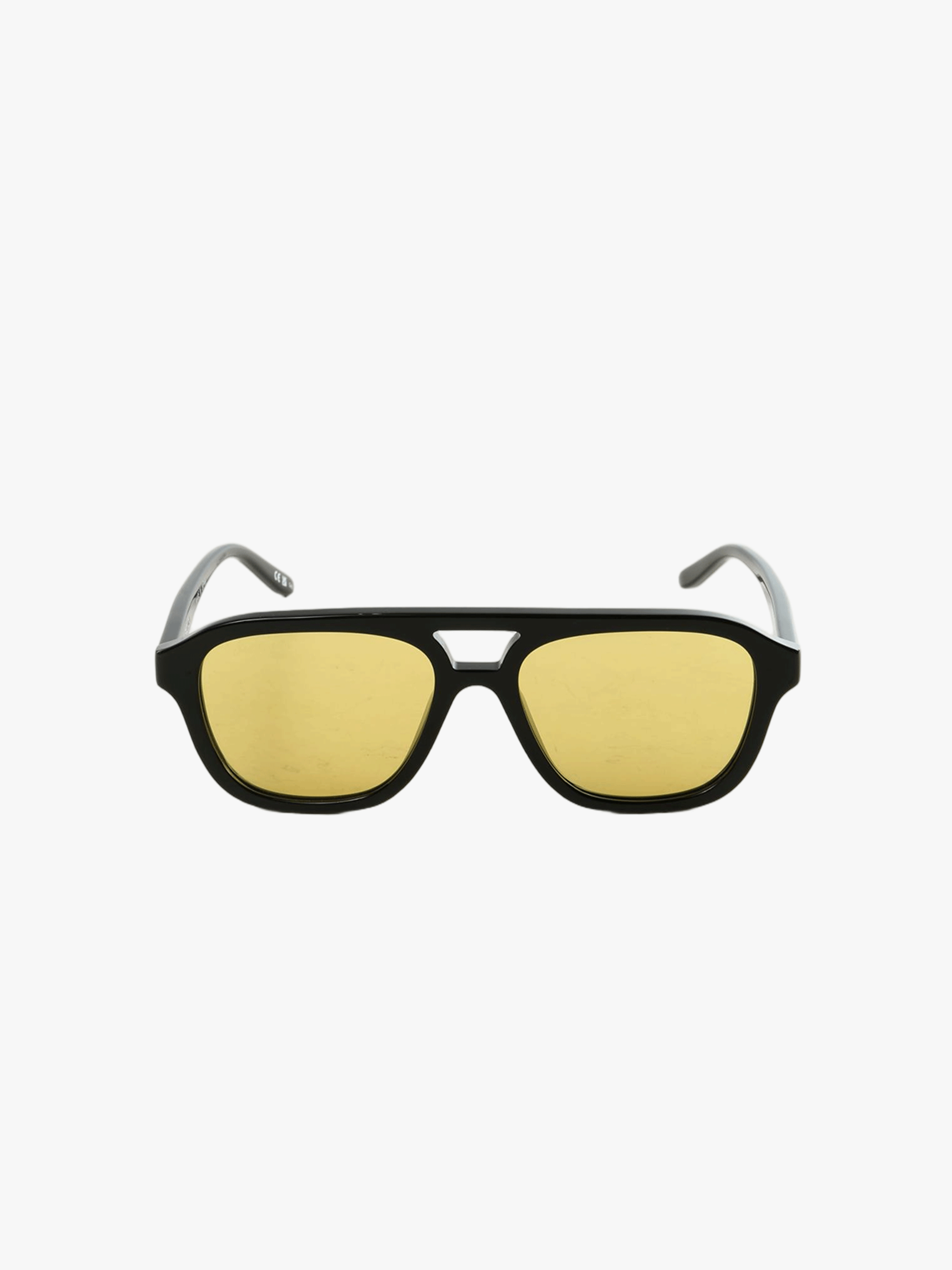 Black sunglasses, front view