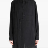 Black shirt, full body view