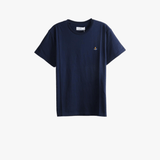Navy shirt, front view