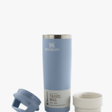 Blue product, front view