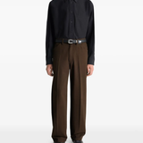 Brown pant, full body view