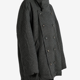 Grey jacket, full body view