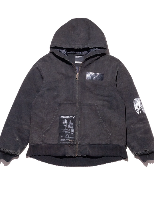 Black jacket, front view