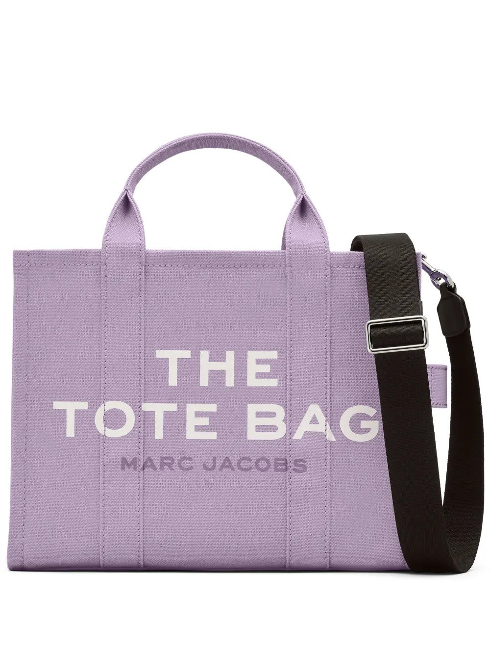 Purple bag, front view