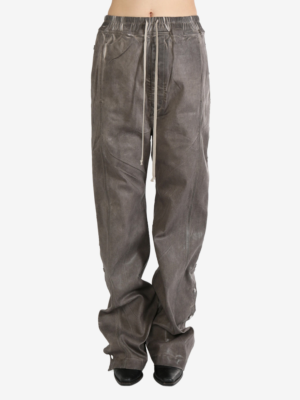 RICK OWENS DRKSHDW - Women Pantaloni In Denim - Pusher Pants