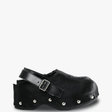 Black shoes, side view