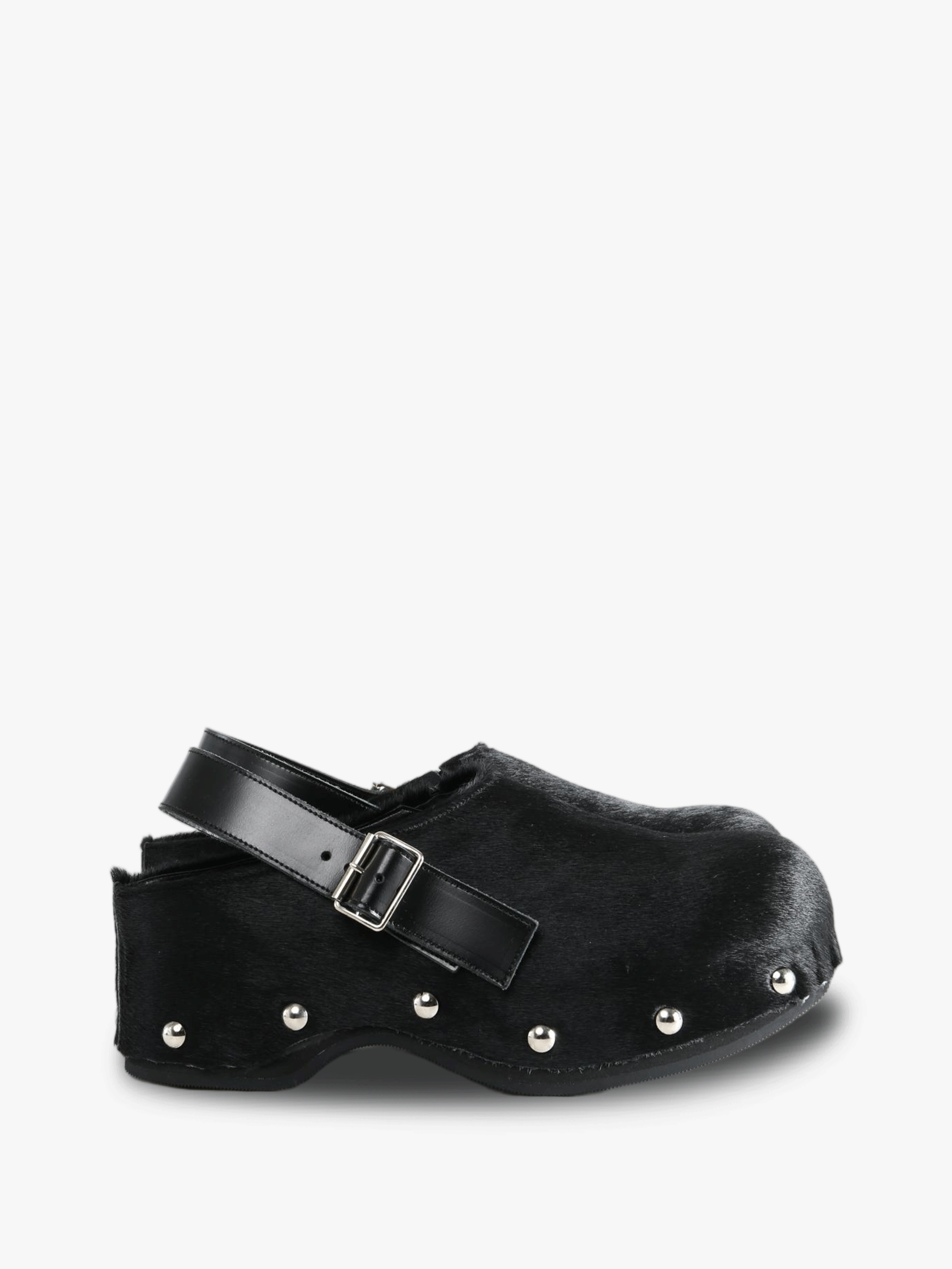 Black shoes, side view